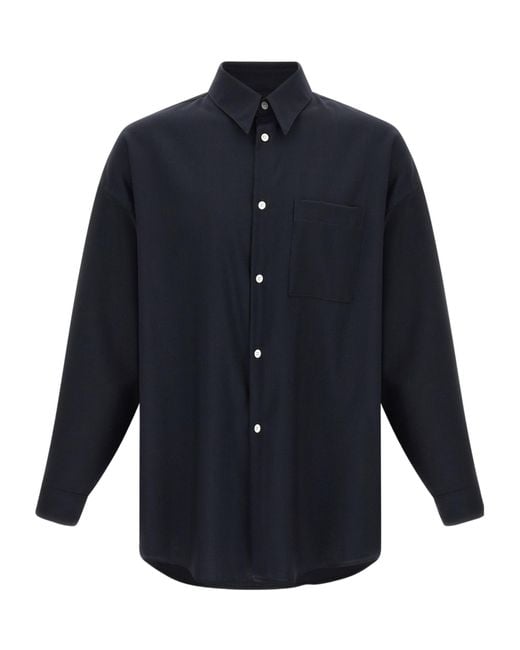 Marni Blue 'Tropical Wool' Shirt for men