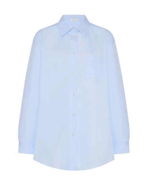 The Row Blue Elva Shirt