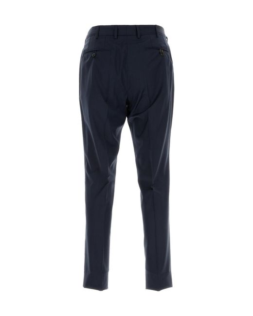 Brioni Blue Pienza Tailored Pants for men