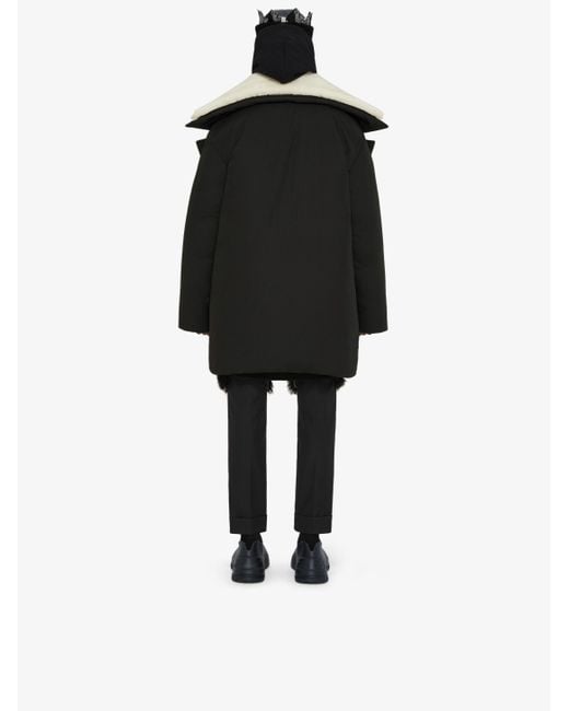 Givenchy Black Quilted Puffer Coat for men