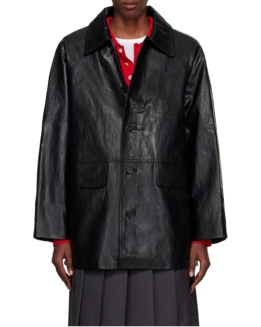 DUNST Black Button-Down Casual Jacket for men
