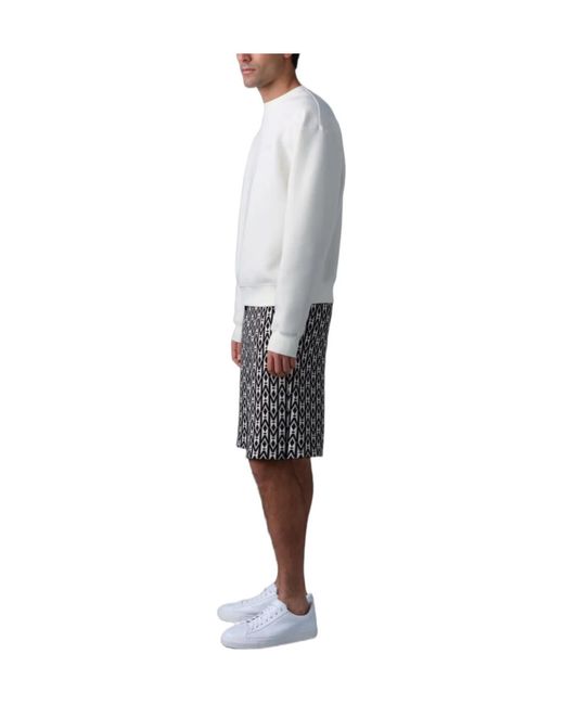 Mackage White Julian Crew-Neck Sweatshirt for men