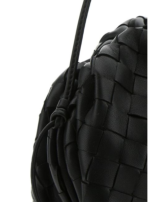 Bottega Veneta Black Intrecciato Pouch