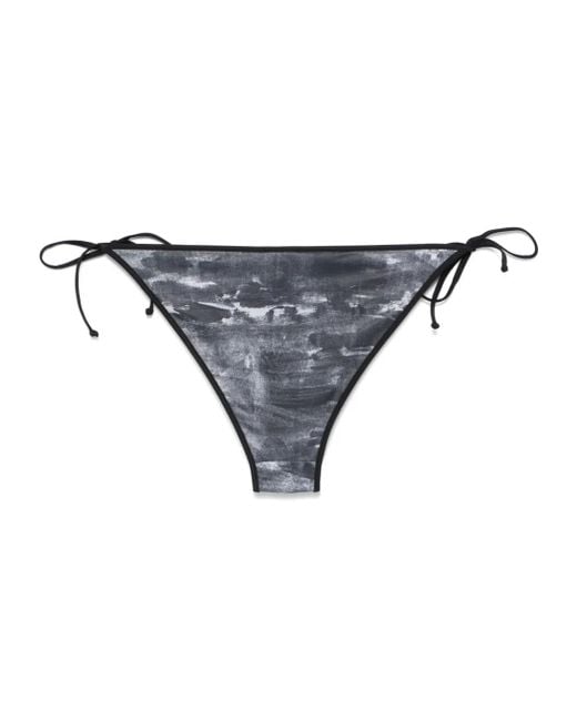 DIESEL Black Elsa D Pop Side Tie Fastened Bikini Bottoms