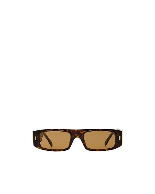 Fendi Multicolor Rectangle-Frame Sunglasses
