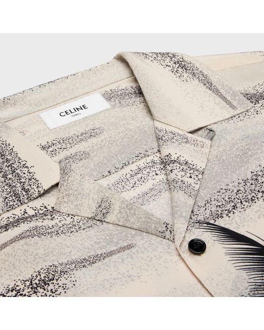 Céline Gray Short-Sleeved Shirt for men