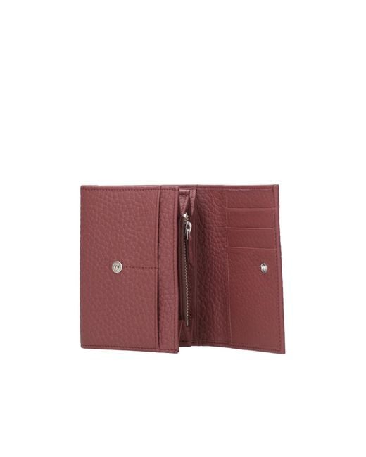 Orciani Red Logo Wallet