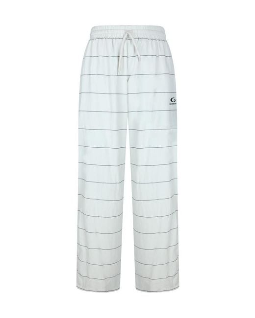 Balenciaga Multicolor Striped Drawstring Sweatpants for men
