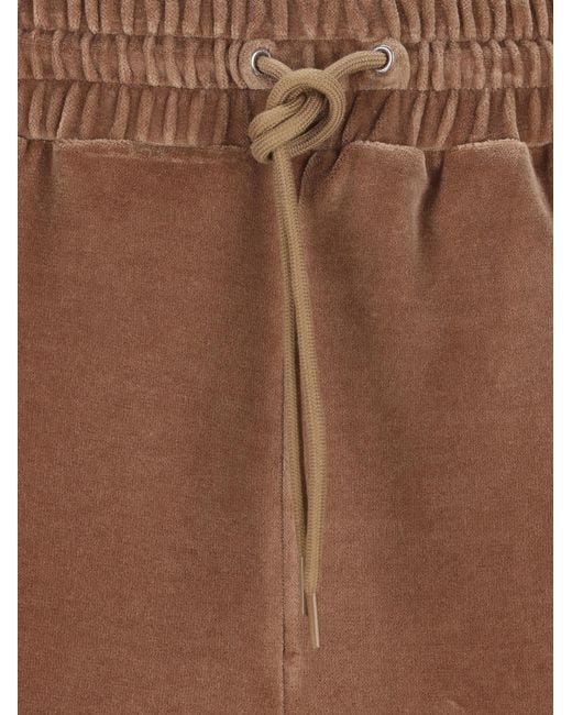 Céline Brown Drawstring Casual Pants