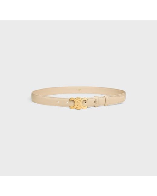 Céline Natural Triomphe Belt 25Mm
