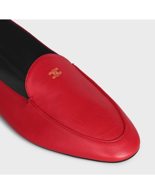Céline Red Aura Loafer