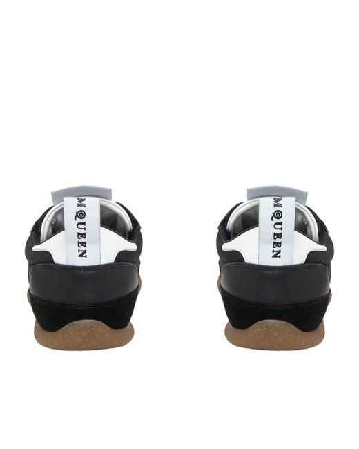 McQueen Black Ec1 Lace-Up Sneakers