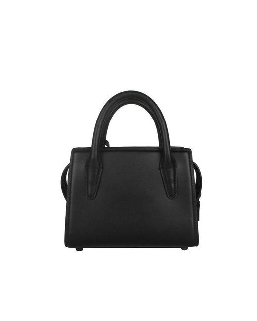 COACH Black Mini Andrea Logo Shoulder Bag