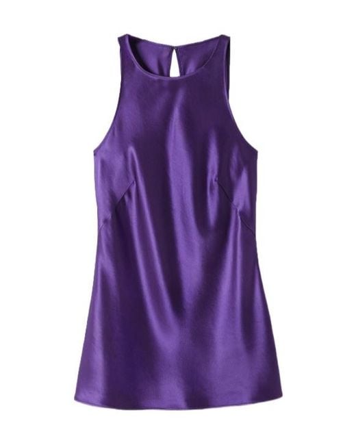 Joseph Purple Ritz Sleeveless Top