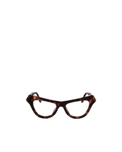 Marni White Geometric Frame Plain Mirror for men