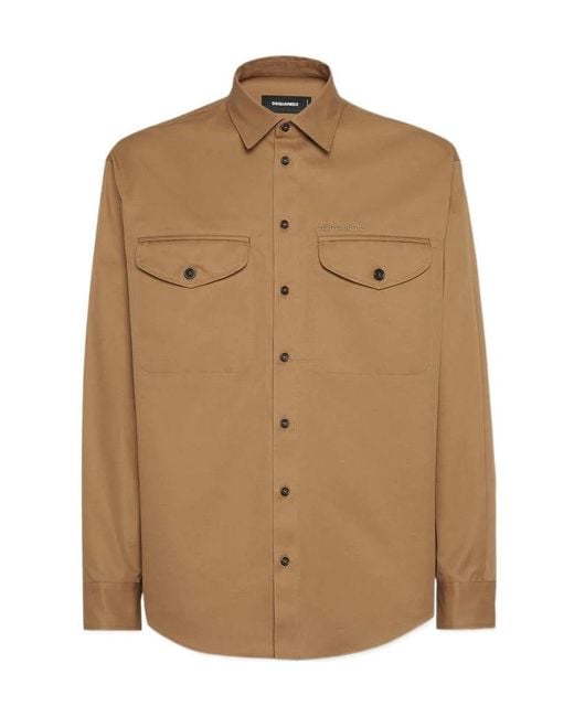 DSquared² Brown Shirts for men