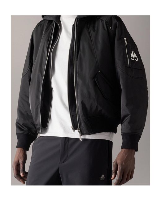 Moose Knuckles Black Long Sleeve Jacket for men