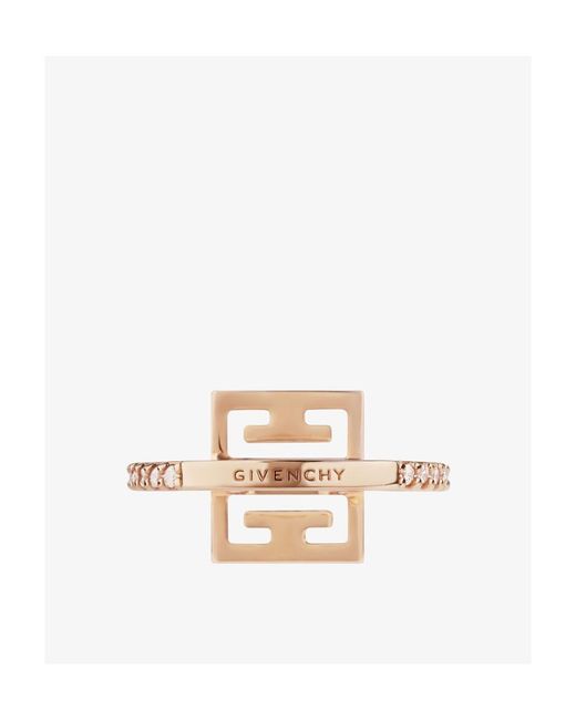 Givenchy White 4G Ring