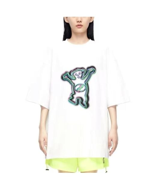 we11done White Teddy Bear Printed T-Shirt