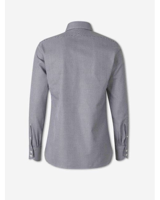 Tom Ford Blue Printed Cotton Shirt for men