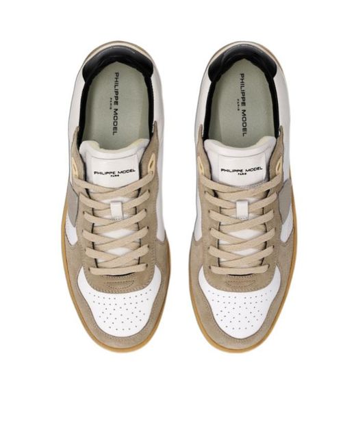Philippe Model Brown Pgal Low Top Sneakers for men