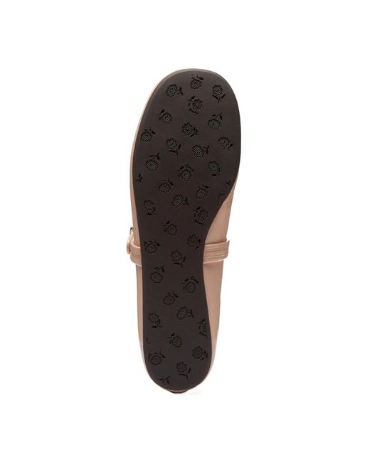 COACH Black Sculpted C Ballet Flats