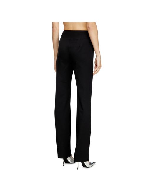 DIESEL Black P-Ersy High Waisted Trousers