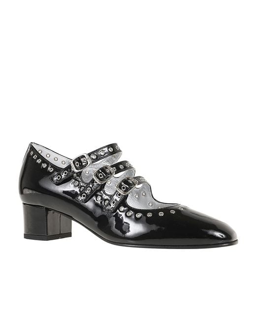 CAREL PARIS Black Carel Mary Jane Camden Pumps