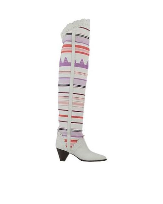Isabel Marant White Boots