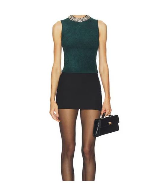 Jonathan Simkhai Green Rema Halter Top
