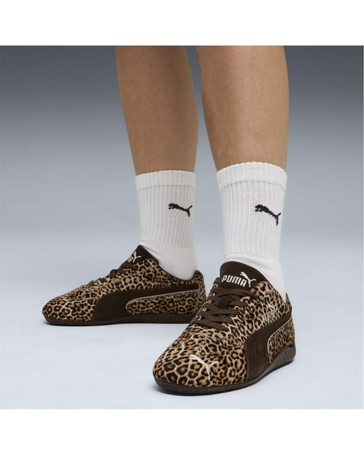 PUMA Brown Speedcat Low-Top Sneakers