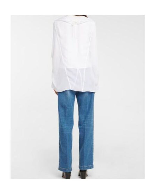 Peter Do White Crewneck Knit Tank Top