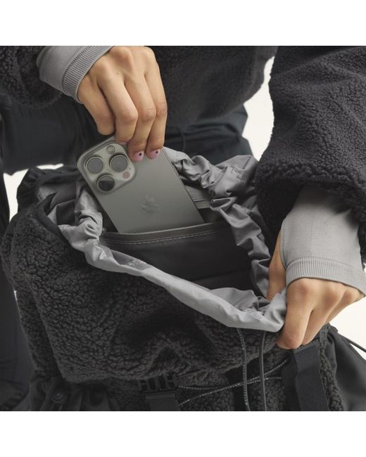 Adidas By Stella McCartney Black Fleece Logo Backpack