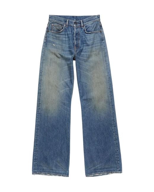 Acne Blue Regular-Fit Jeans