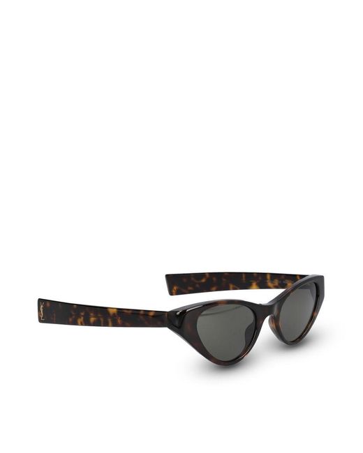 Saint Laurent Multicolor Eyewear Cat-Eye Frame Sunglasses
