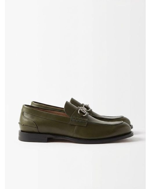 Gucci Green Loafer With Horsebit for men
