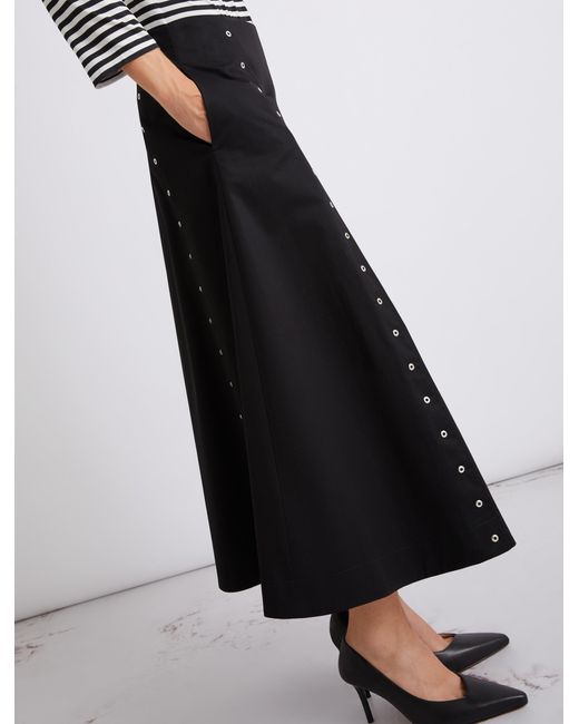 Marella Black Flared Skirt