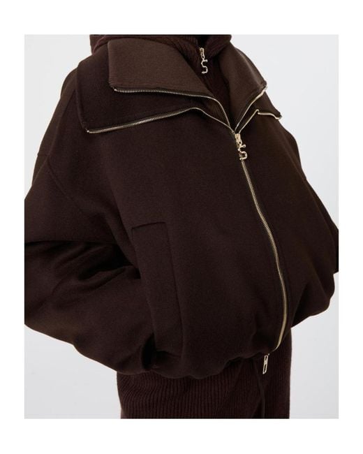 Sportmax Black Long-Sleeve Casual Jacket