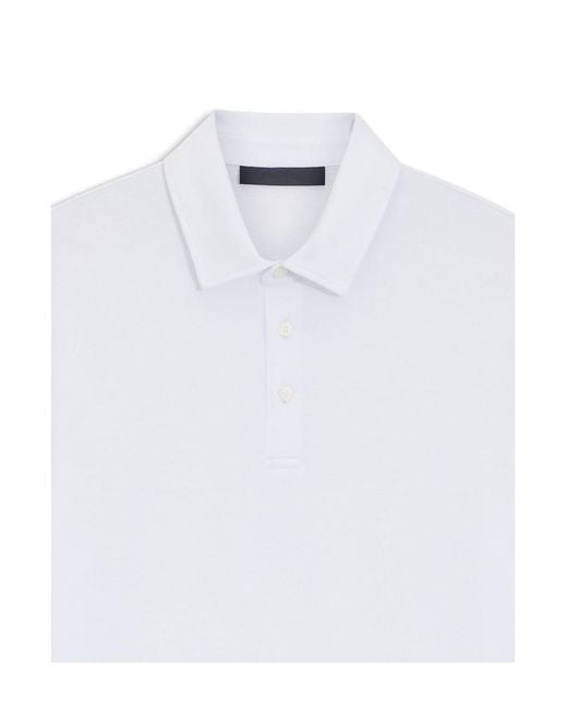 Boss White Short-Sleeve Polo Shirt for men