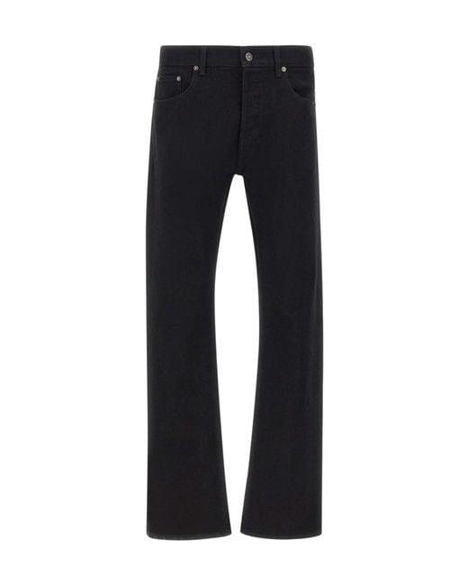 Golden Goose Deluxe Brand Blue Straight-Leg Trousers for men