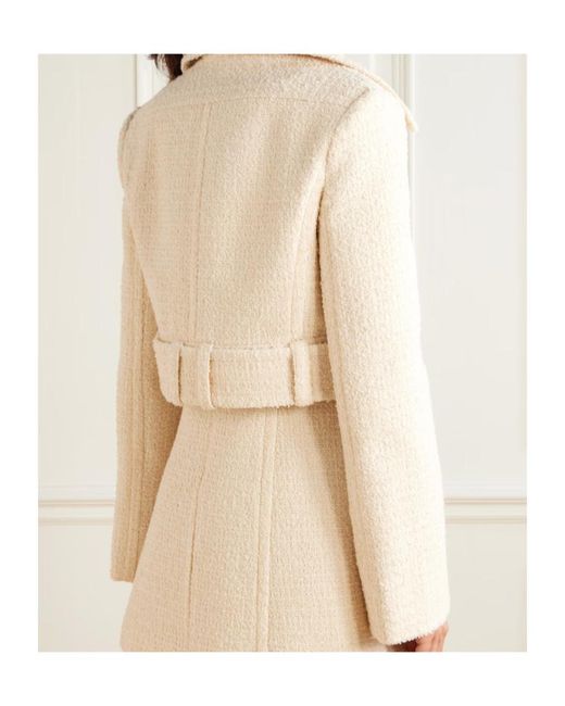 Patou Natural Belted Cropped Jacket
