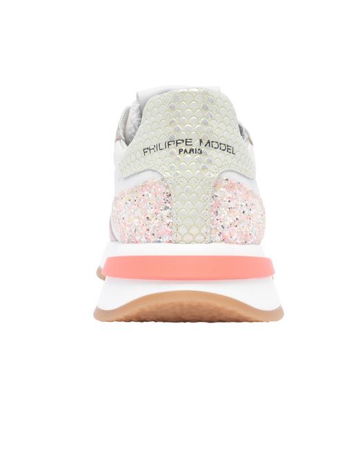 Philippe Model White Tropez 2.1 Lace-Up Sneakers