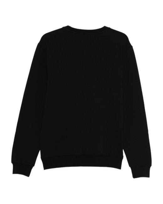 Moschino Black Teddy-Print Sweatshirt for men
