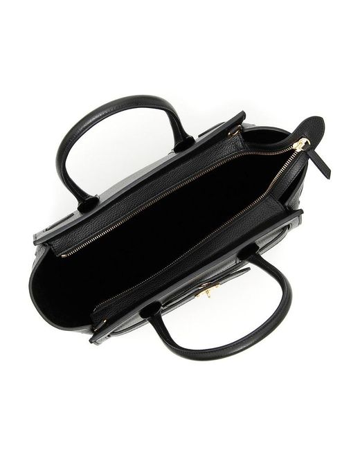 Mulberry Black Bayswater Zipped Small Tote Bag