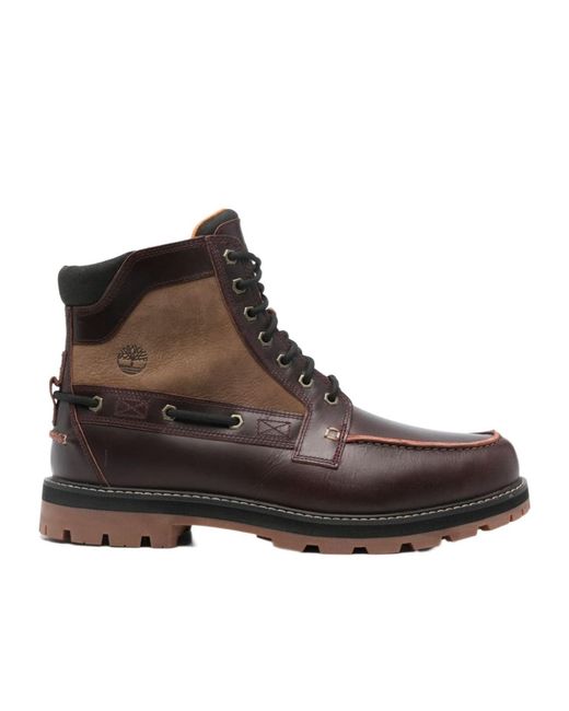 Timberland Brown Laced Boots for men
