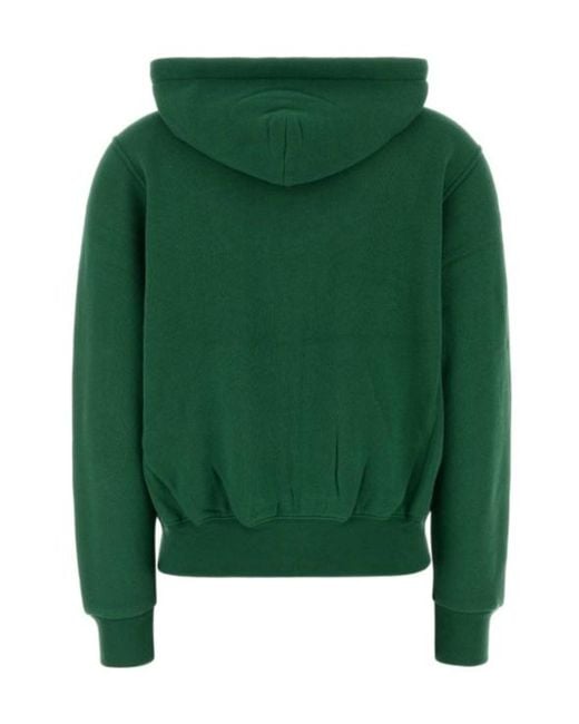 Polo Ralph Lauren Green Zip-Up Logo-Embroidered Hoodie