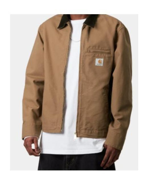 Carhartt Brown Detroit Cotton Jacket for men