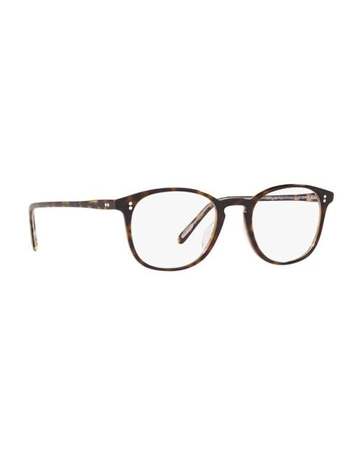 Oliver Peoples White Finley Vintage Glasses for men