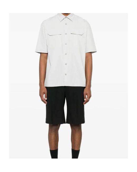 Herno White Short-Sleeve Shirt for men