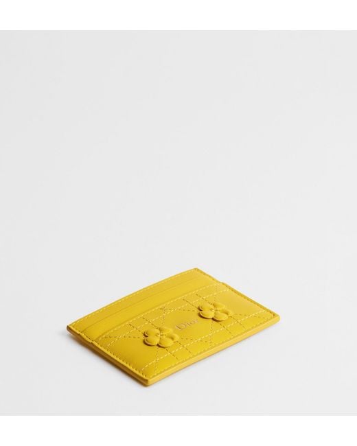 Dior Yellow Jardin Freesia Card Holder